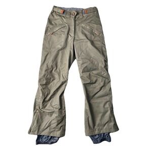 Columbia Omni-Tech Snow Ski Pants Women's Size Small Green Waterproof Breathable